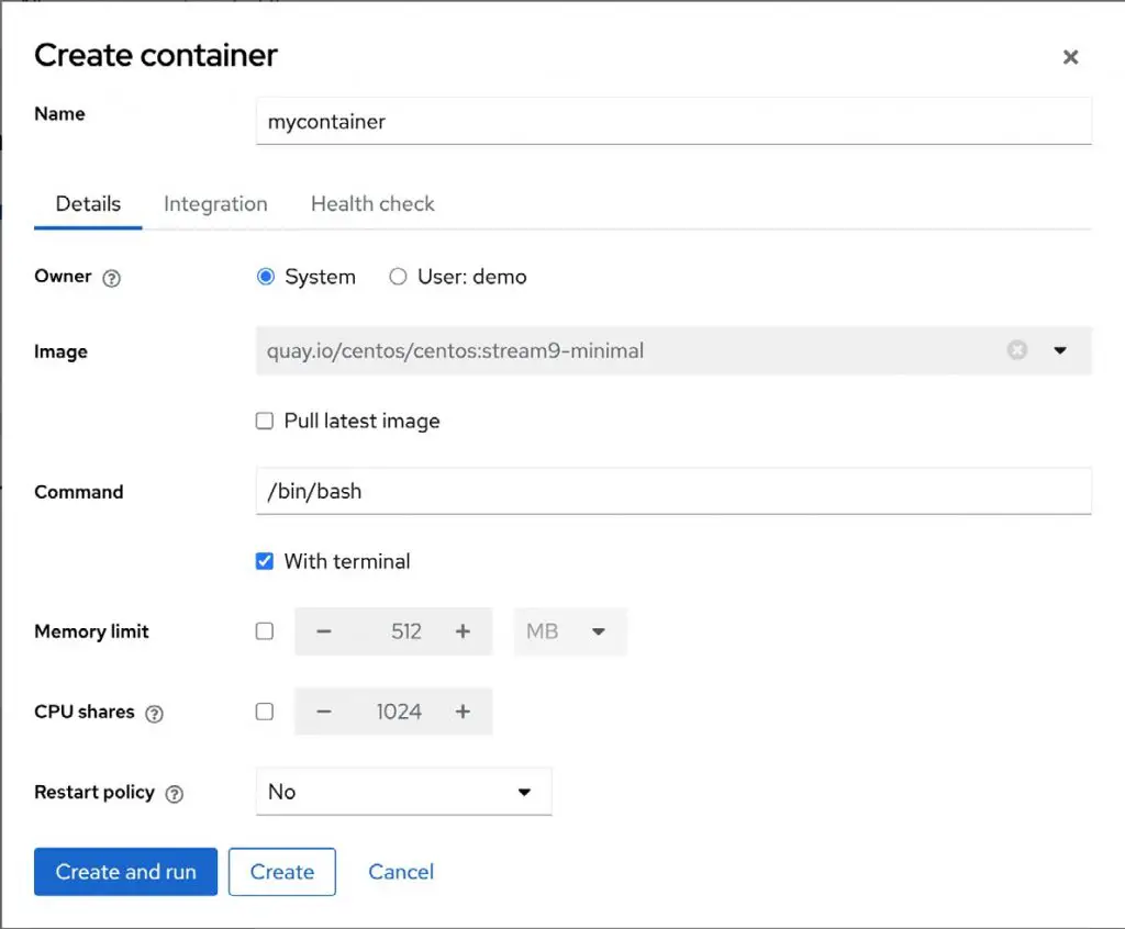 Container Section Website Working with Containers on CentOS Stream 9 – Answertopia