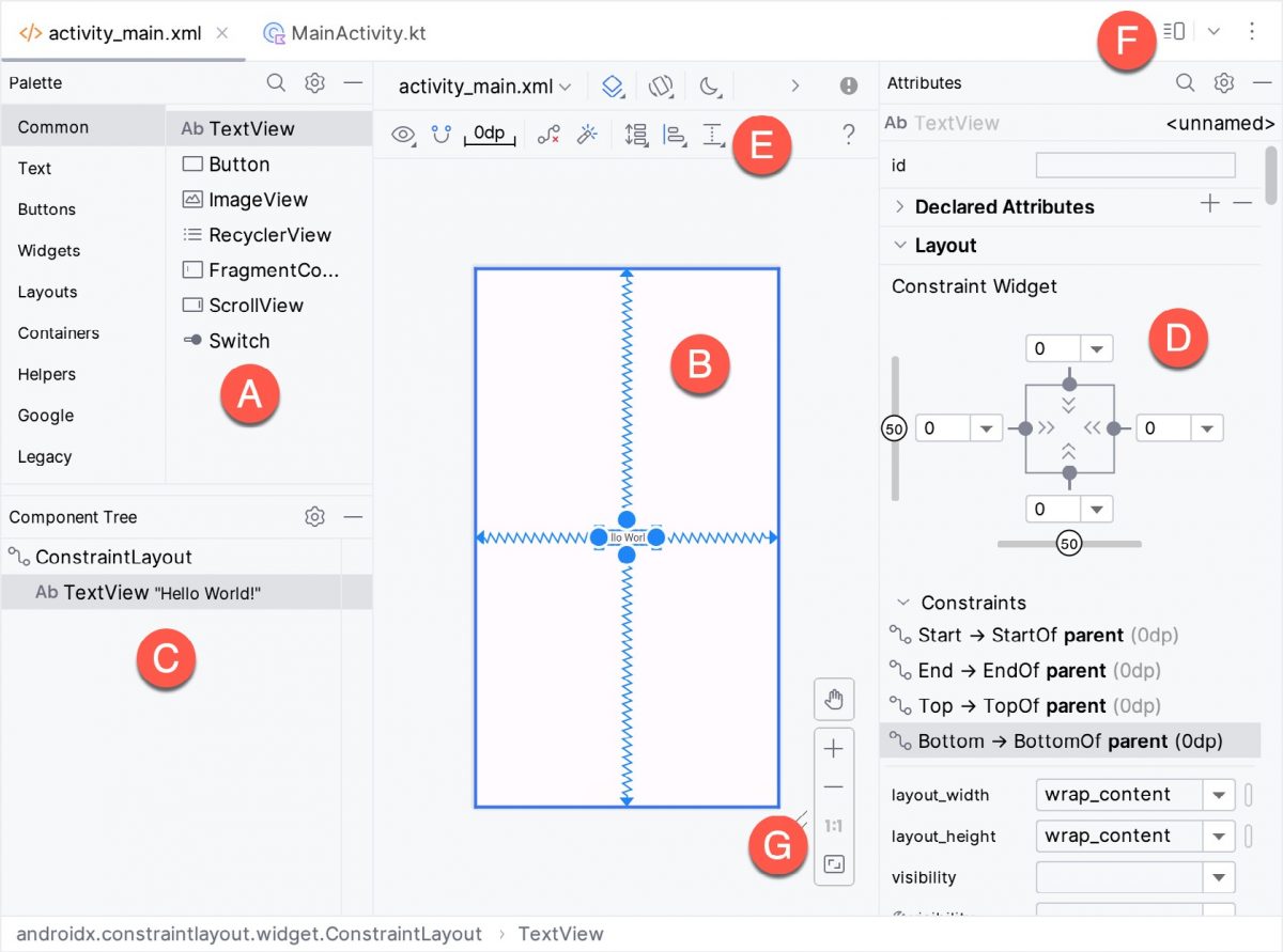 A Guide to the Android Studio Layout Editor Tool – Answertopia